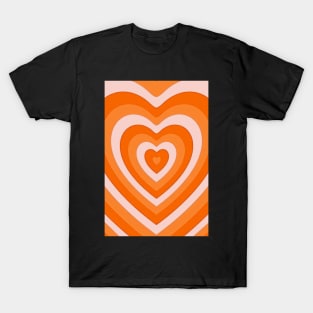 Orange hearts T-Shirt